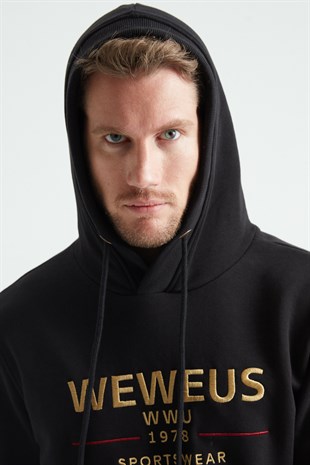 Weweus 3 İplik Kapüşonlu Unisex Sweatshirt